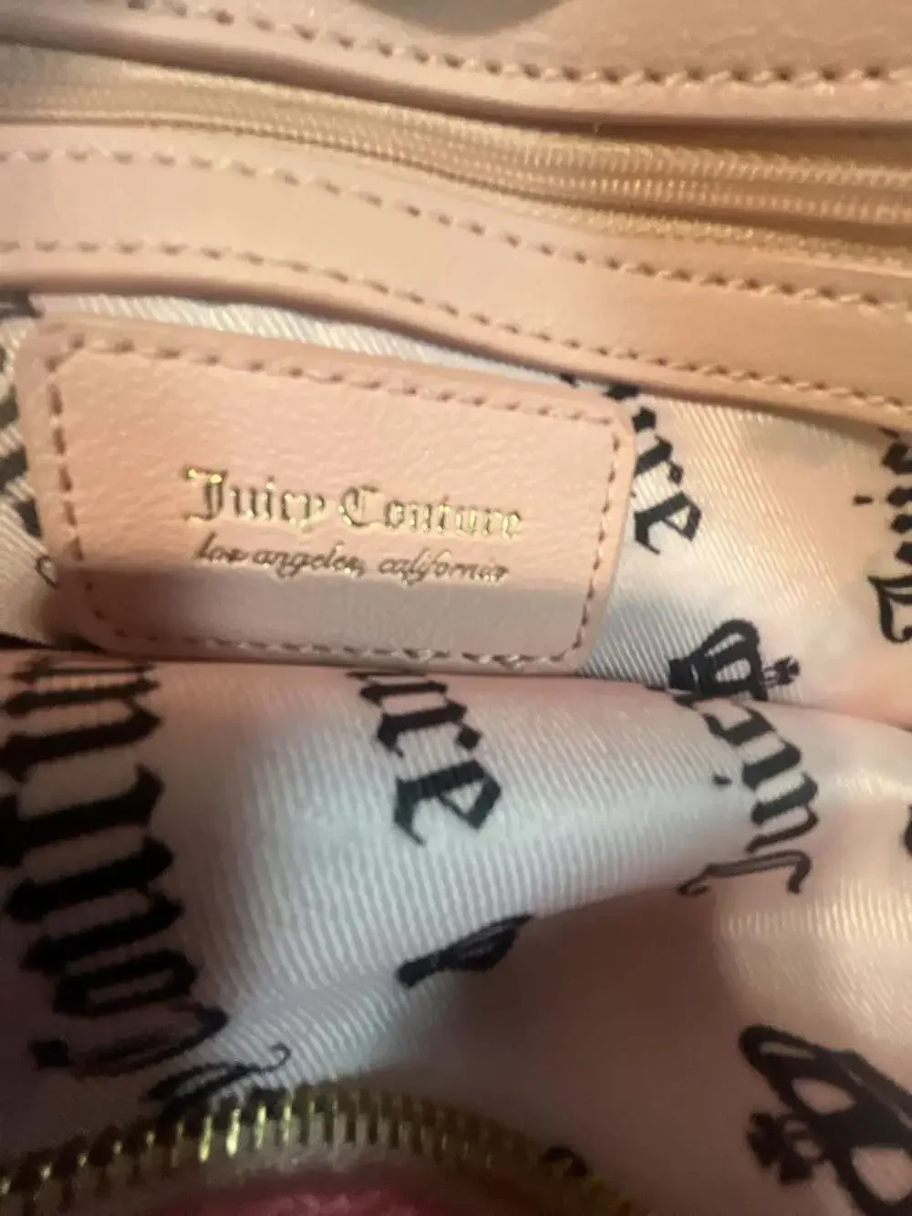 Juicy Couture Lovers Club Camera Crossbody Pink Velour Purse with Card Holder
